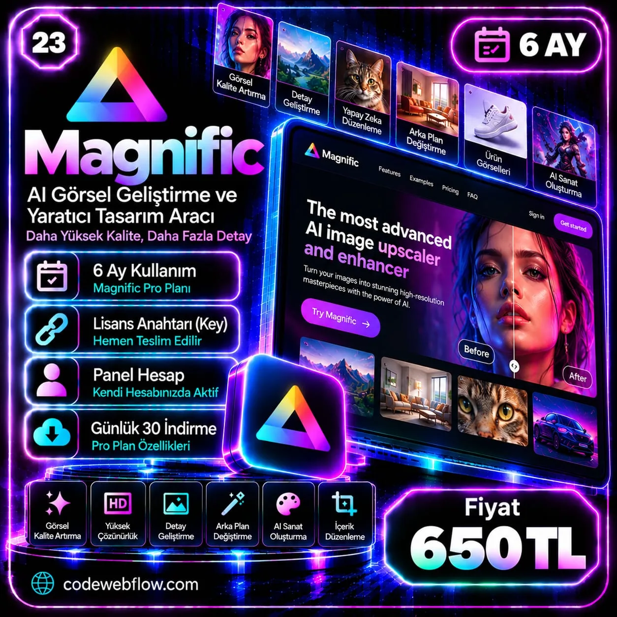 Magnific Pro - 6 Ay