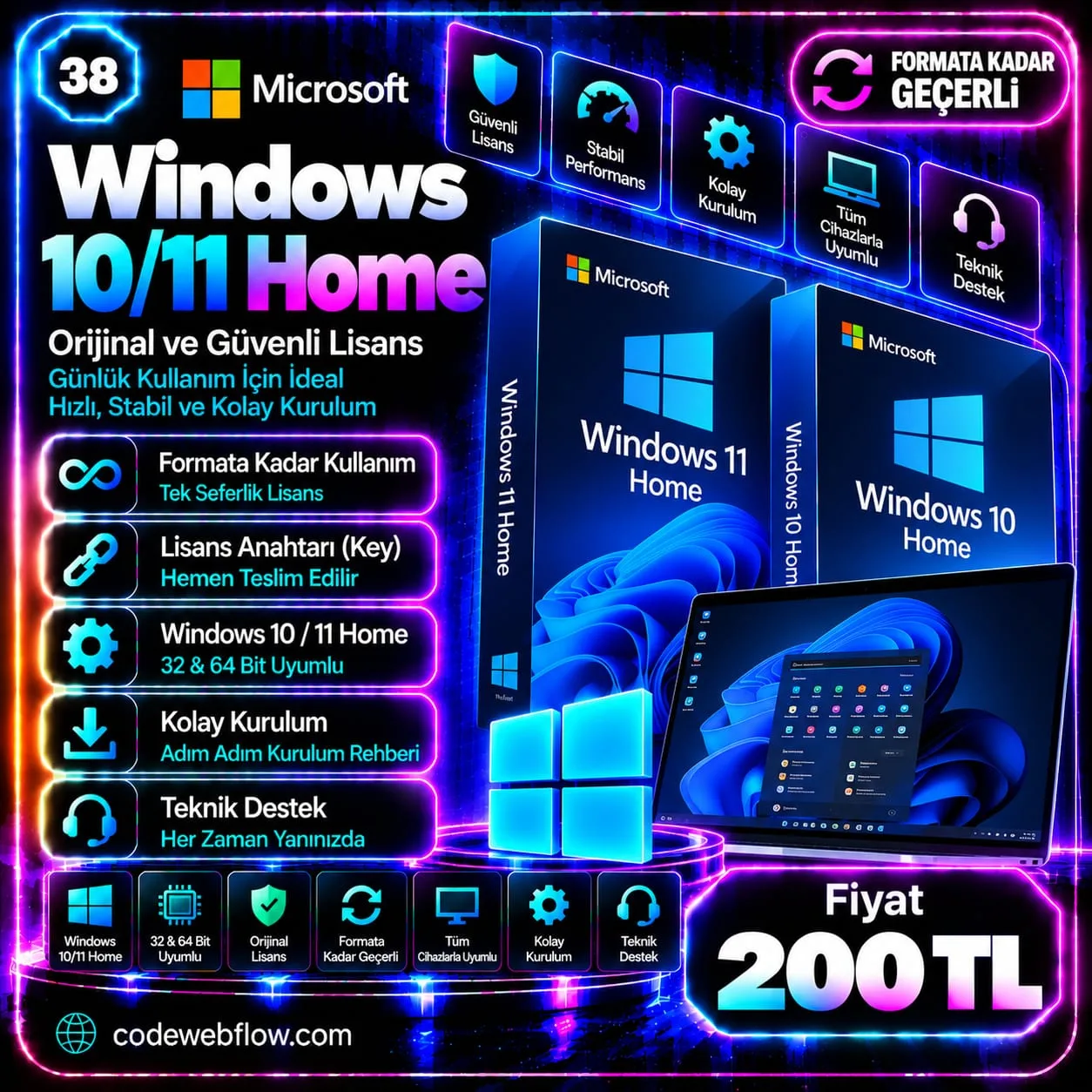 Windows 10/11 Home - Formata Kadar