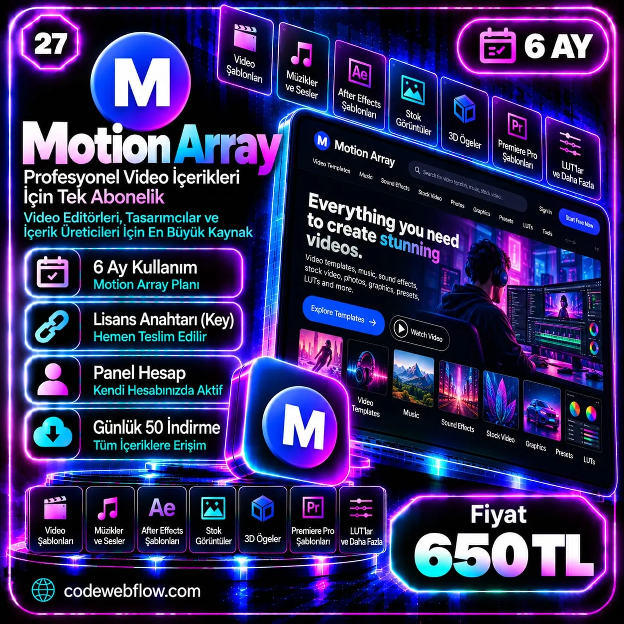 Motion Array - 6 Ay