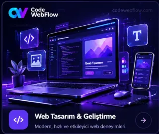 Code WebFlow web tasarım ve geliştirme hizmeti.